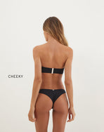 Basic Bottom - Black Cheeky / XS