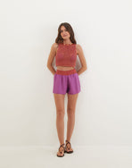 Kasey Shorts - Berry Burst XS