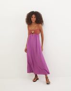 Aria Long Dress - Berry Burst XS