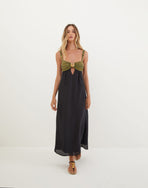 Aria Long Dress - Black XS