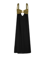 Aria Long Dress - Black XS