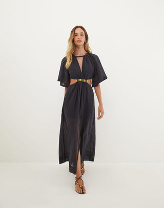 Sallisa Long Dress - Black XS