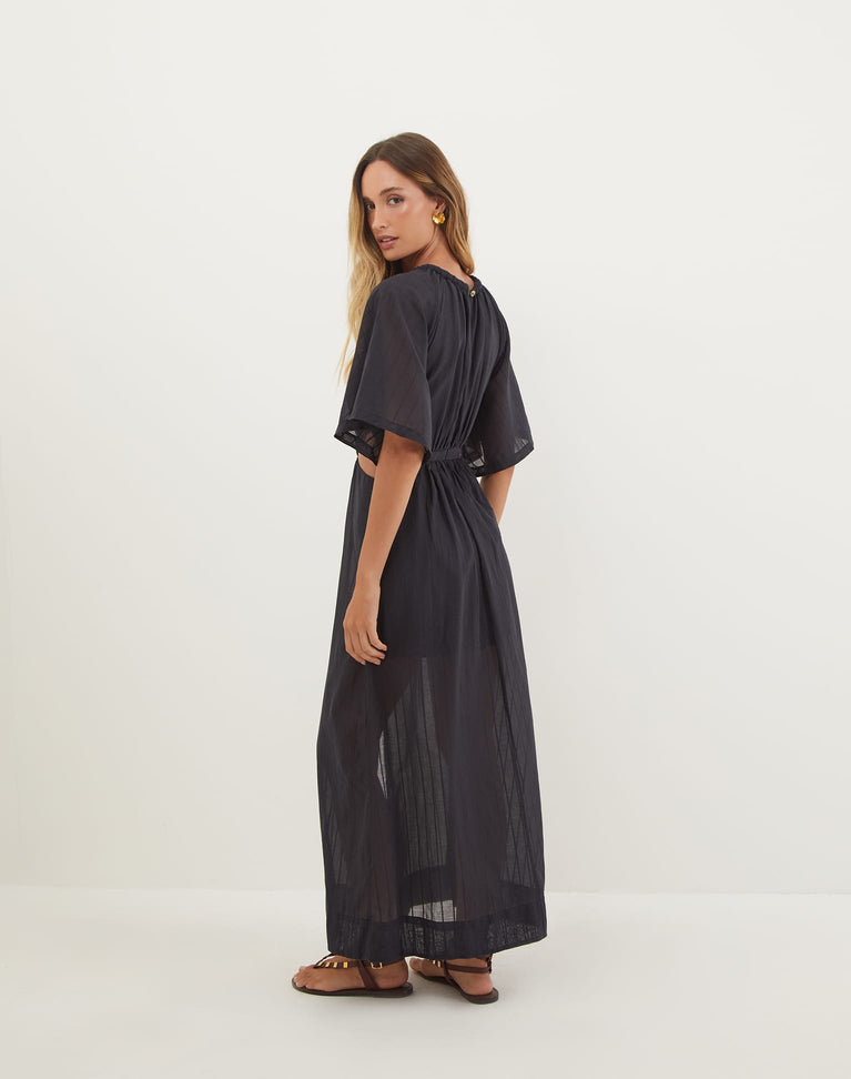 Sallisa Long Dress - Black XS