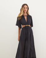 Sallisa Long Dress - Black XS