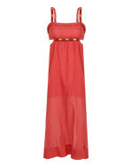 Sally Midi Dress - Raspberry XS