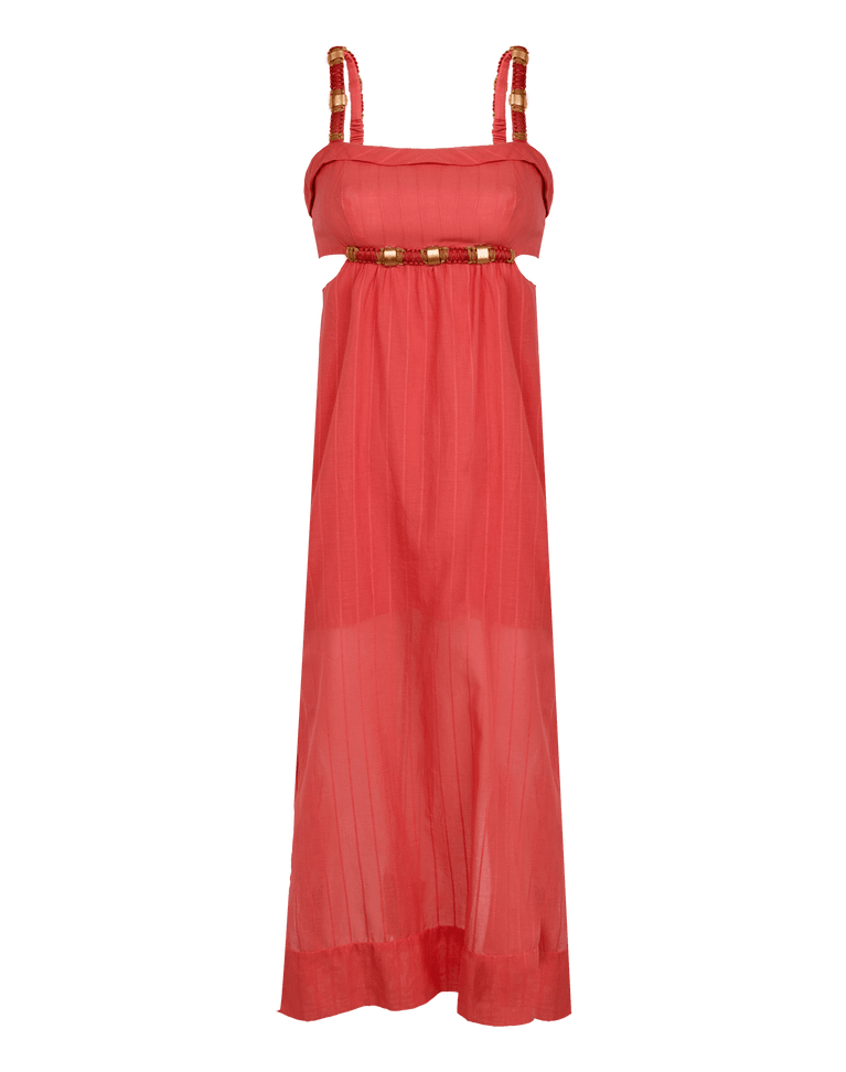 Sally Midi Dress - Raspberry XS