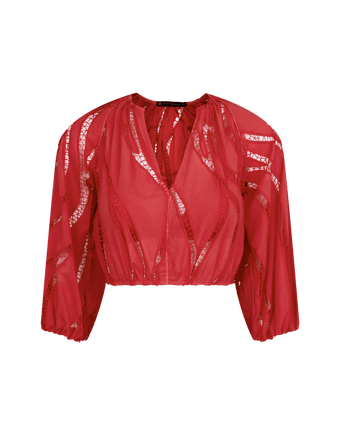 Babi Blouse - Raspberry