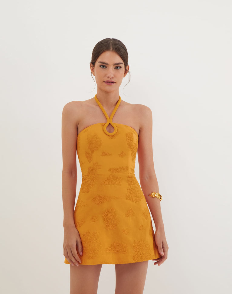 Jordana Short Dress - Sunset XS