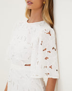 Babi Short Dress - Off White XS