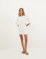 Babi Short Dress - Off White XS