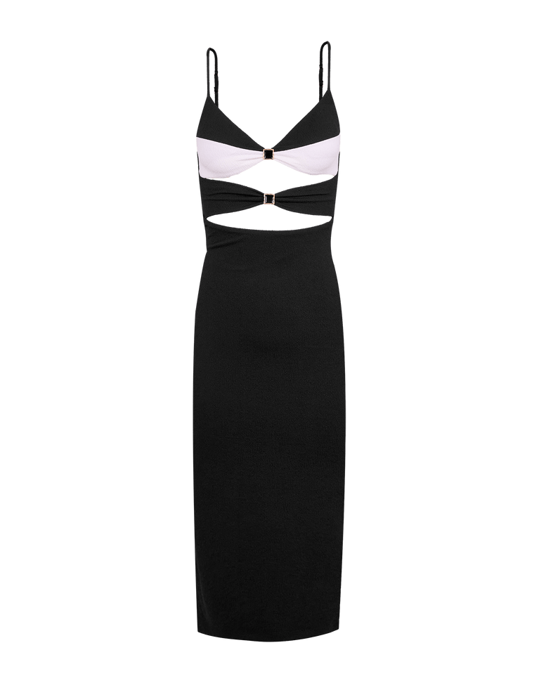 Selena Midi Dress - Black XS