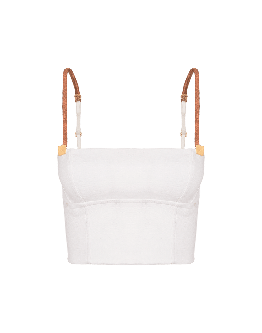 Aika Cropped Top - Off White