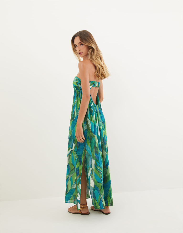 Davina Maxi Dress - Tropics XS