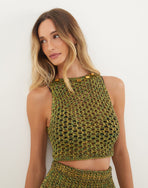 Knit Aria Blouse - Green XS