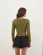 Knit Aria Coat - Green XS