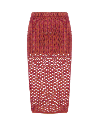 Knit Aria Midi Skirt - Berry Burst