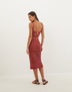 Knit Aria Midi Skirt - Berry Burst XS