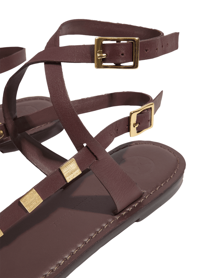 Zuca Detail Sandal - Wine 10