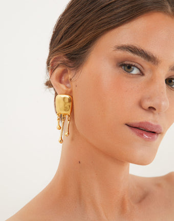 Zaya Earrings - Gold