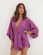 Yanka Short Cover Up - Berry Burst XS