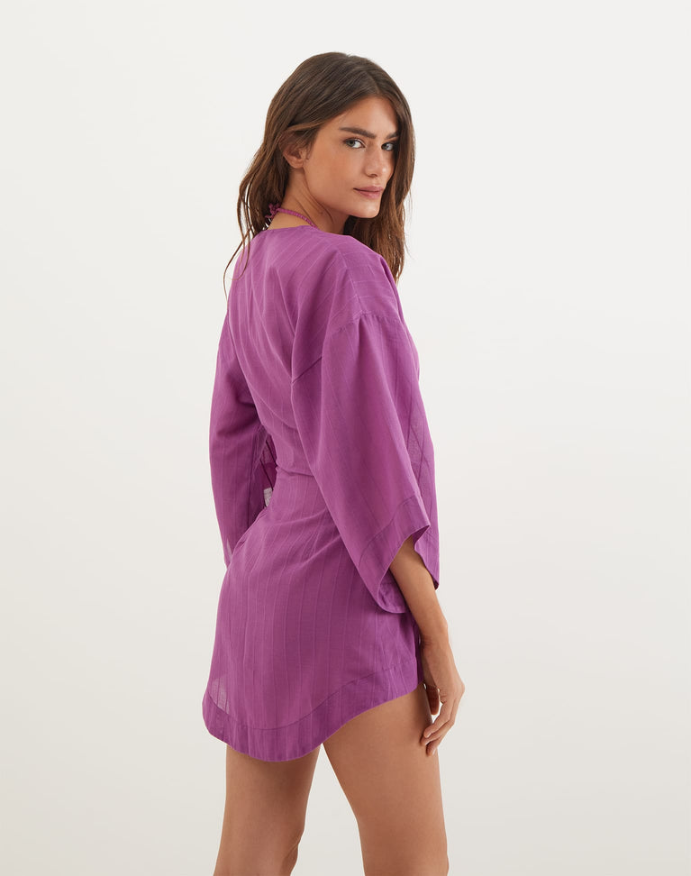 Yanka Short Cover Up - Berry Burst XS