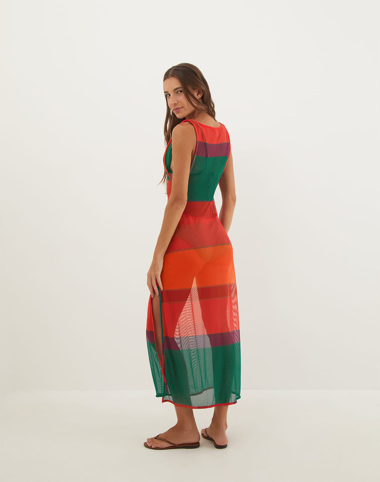 Twist Long Cover Up - Heatwave XS