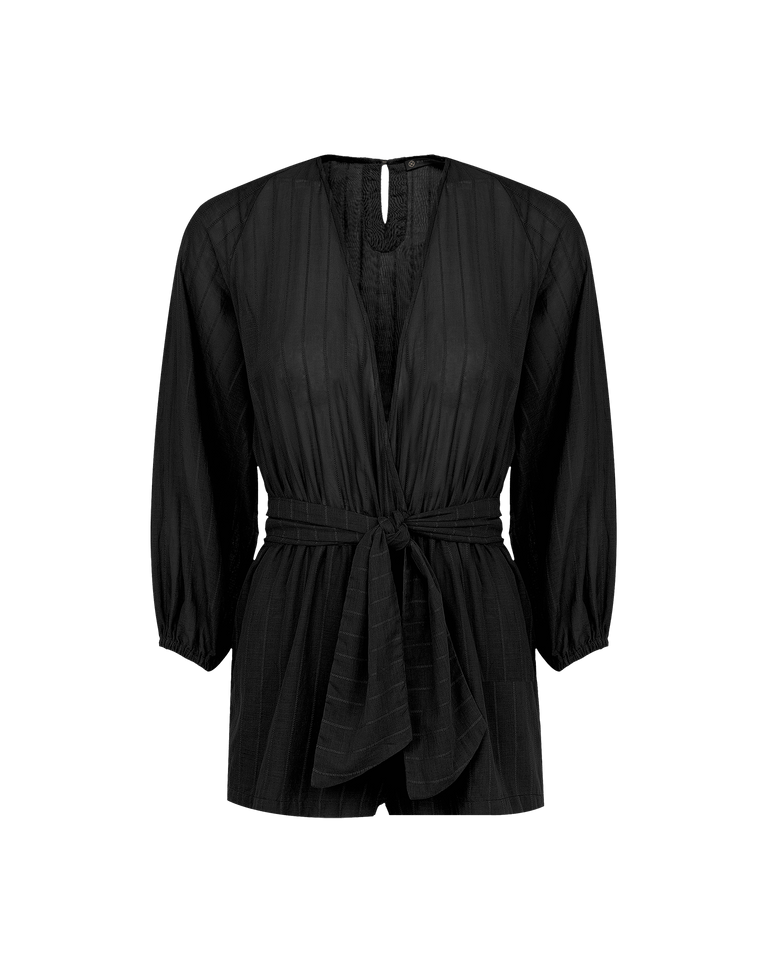 Gina Mini Romper - Black XS