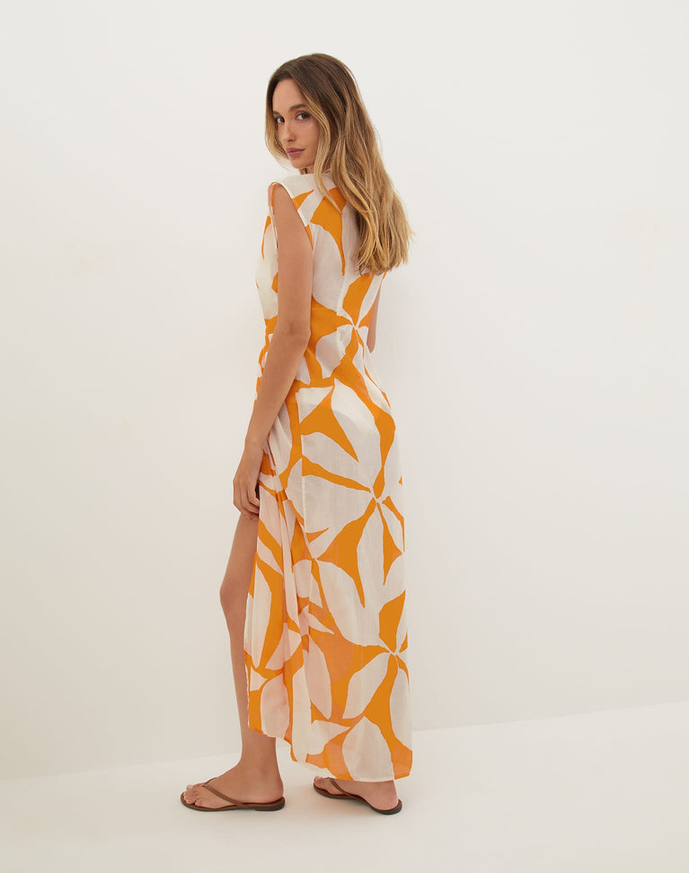 Sasha Caftan Cover Up - Bossa Sunset XS