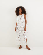 Sofia Long Cover Up Dress - Off White XS