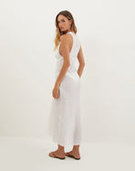 Mita Long Cover Up - Off White XS