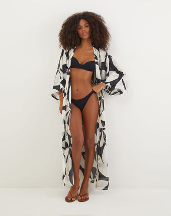 Yumi Long Kimono Cover Up - Bossa