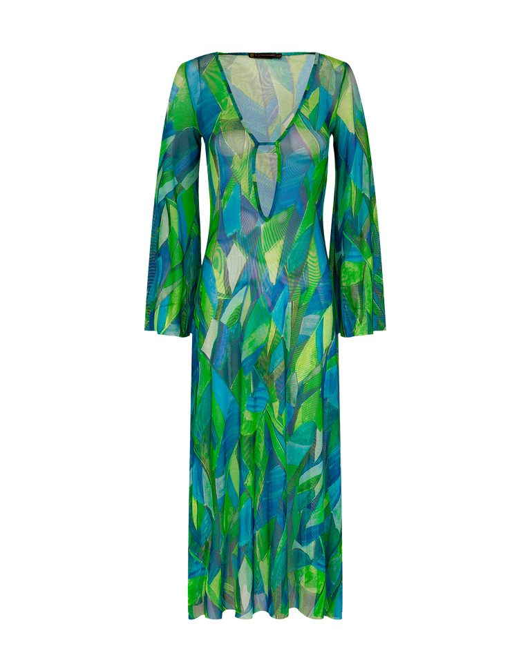 Lidi Long Cover Up Tunic - Tropics XS