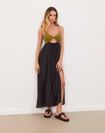 Yana Long Dress - Black