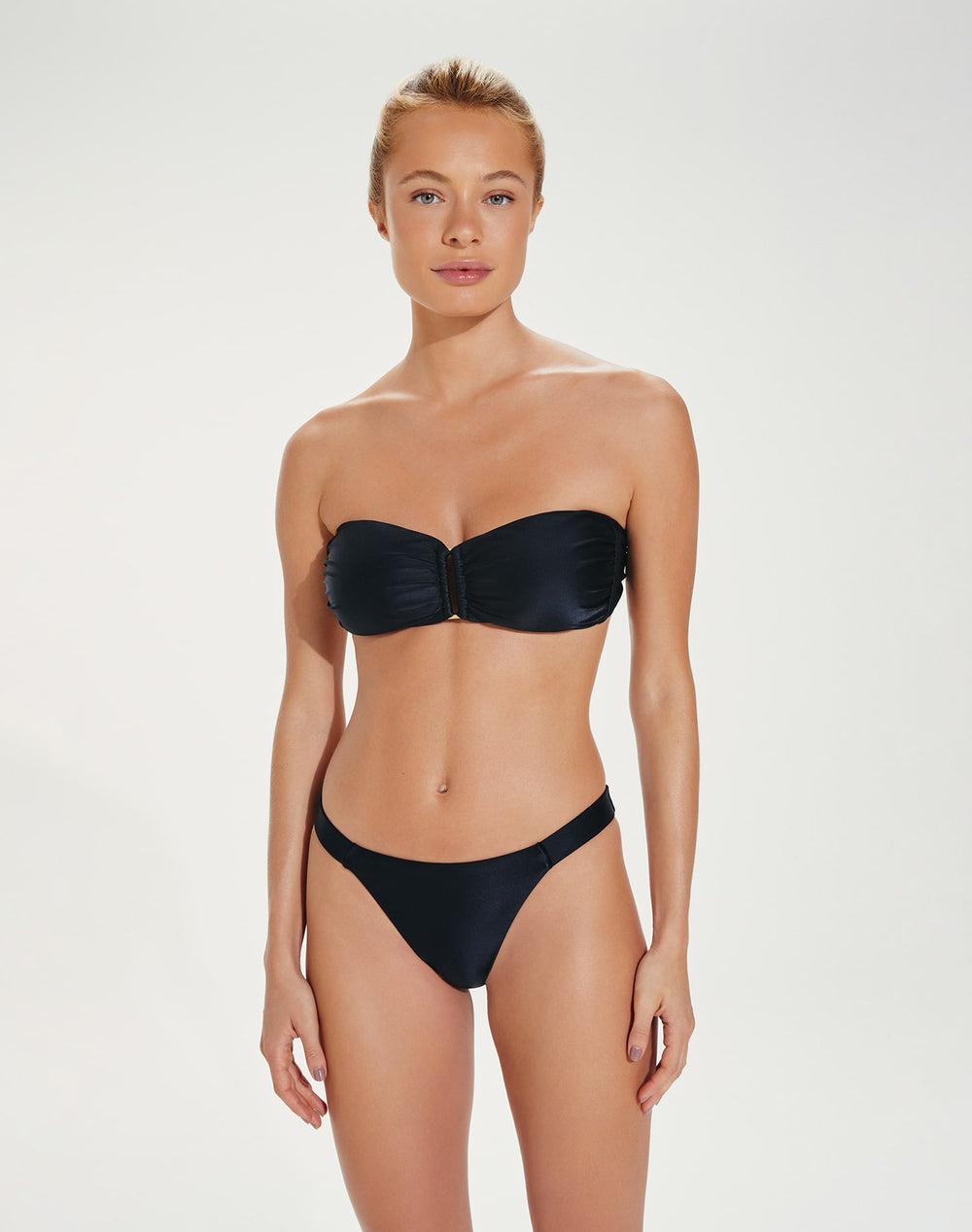 Square Bandeau Top - Black