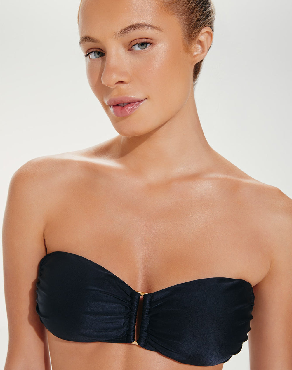 Square Bandeau Top - Black