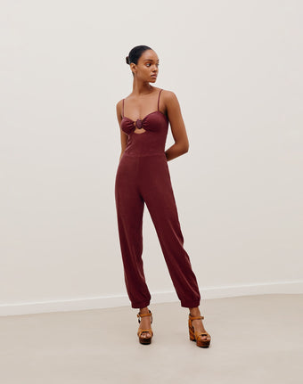 Tuane Jumpsuit (exchange only) - Cranberry