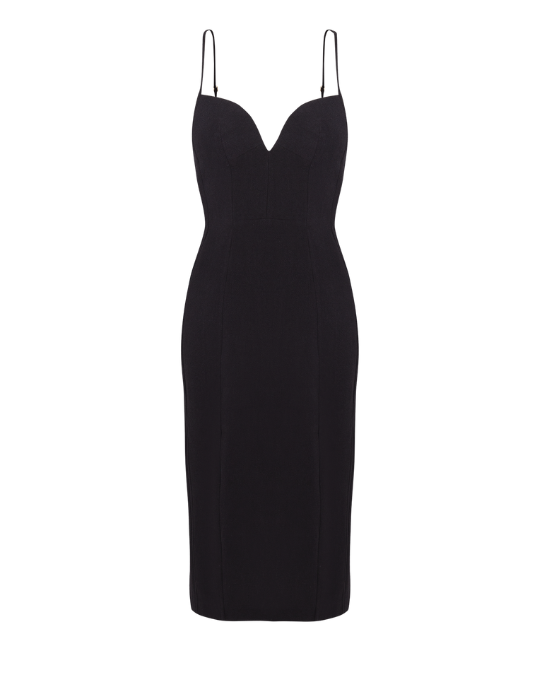 Aida Midi Dress - Black