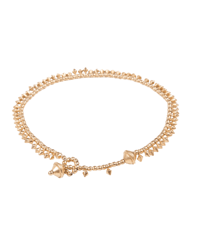 Leaf Anklet - Gold