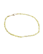 Jade Short Necklace - Gold