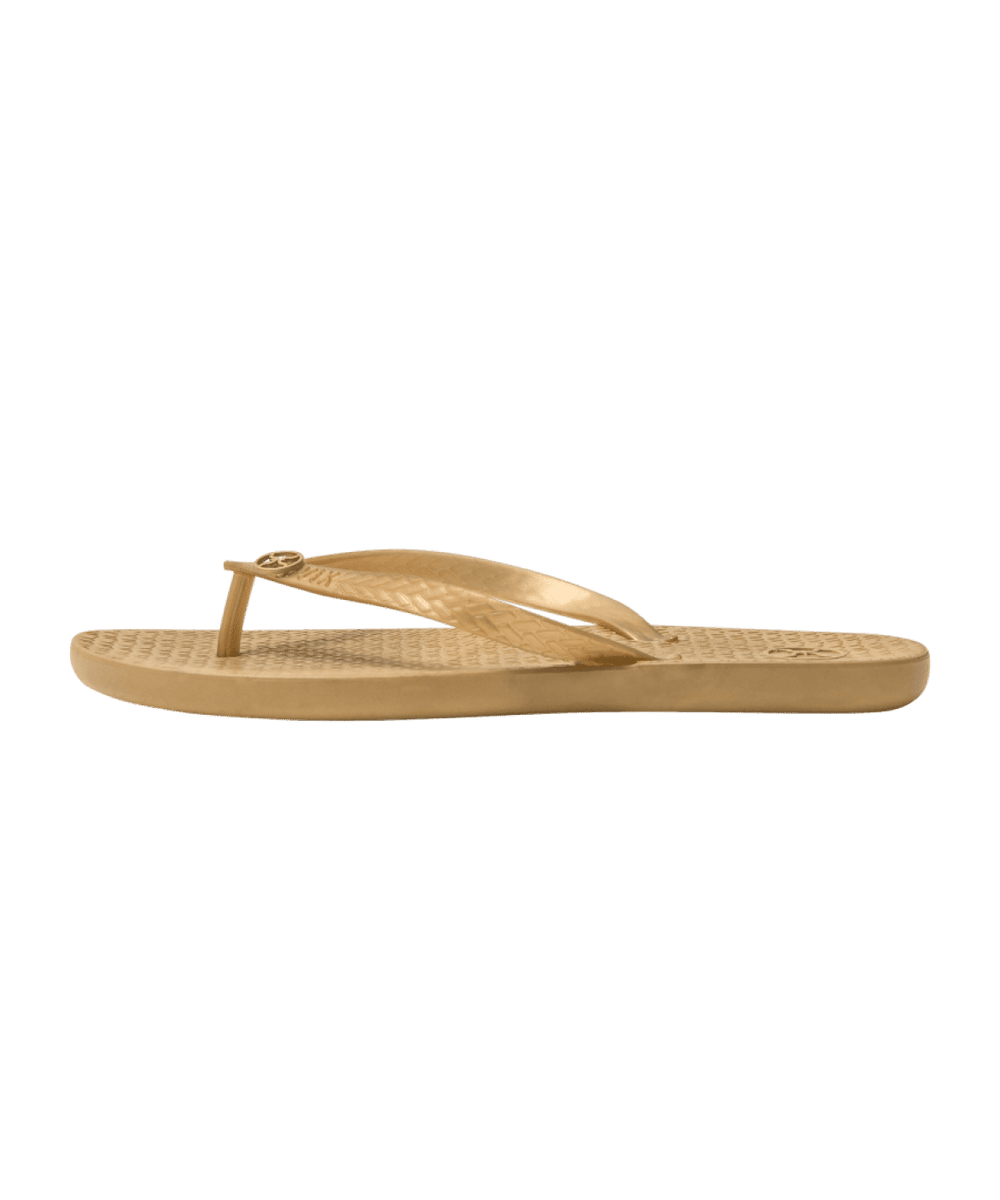 VIX Accessories Gold Flip Flop