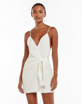 Gisa Short Dress - Off White